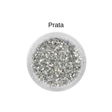Imagem de Glitter Flocado Maquiagem Rosto Corpo Cabelo Purpurina Brilho Grosso Holográfico Artístico Corporal Facial Make Carnaval