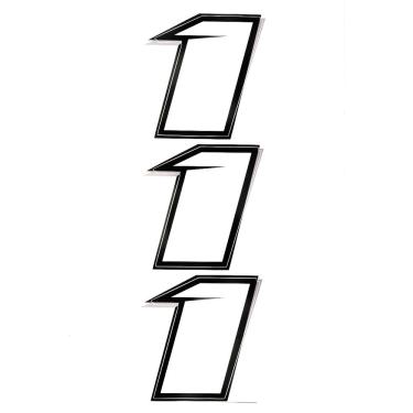 Imagem de Kit Adesivos Take Plástico Biker 4ction Crf 230