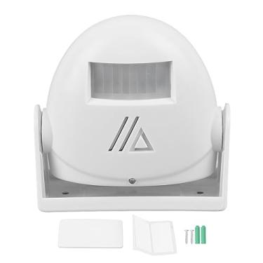 Imagem de Campainha Com Sensor De Movimento, Campainha De Porta Para Empresas Ao Entrar, Campainha De Porta Com Sensor De Movimento Sem Fio Para Loja, Monitor De Campainha De Boas-vindas, Campainha(Branco)