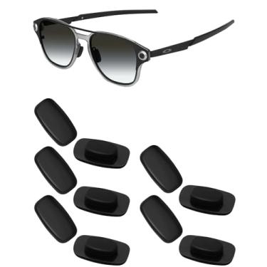 Imagem de Mryok 5 pares de protetores nasais de substituição para óculos de sol Oakley Latch Alpha & Lugplate - Preto