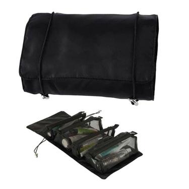 Imagem de Necessaire Estojo Maquiagem Cosmetico Higiene Pessoal Acessorio Bolsa Mala Viagem