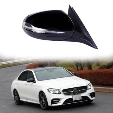 Imagem de Conjunto de espelho retrovisor de carro adequado para Mercedes Benz 2016-2020 W213 E200 E240 L260 L300 Espelho retrovisor lateral do passageiro para acessórios Mercedes Benz dobrável elétrico, ponto