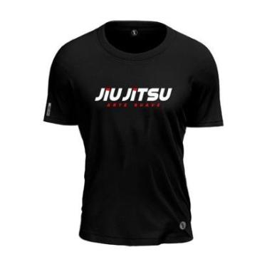 Imagem de Camiseta Algodão Jiu Jitsu Arte Suave Faixa Grau Shap Life-Unissex