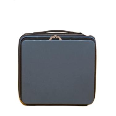 Imagem de FORAO Bagagem de viagem 2022 nova mala pequena infantil feminina 18 polegadas mala de cabine capa de carrinho 20 caixa de senha mala de cabine de viagem (cor: azul)