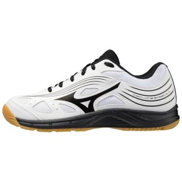 Imagem de Mizuno Tênis feminino Cyclone Speed 3 Junior - Branco-Preto, Branco/Preto, 3 Criança Grande