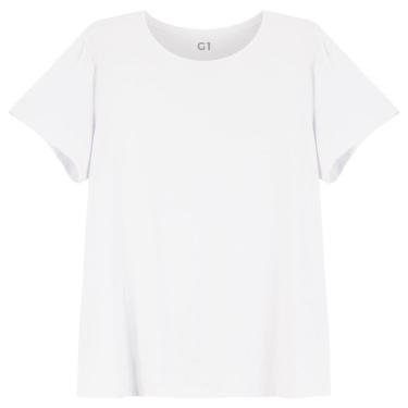 Imagem de Camiseta Feminina Plus Gola C Modal Tech T-Shirt-Feminino