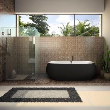 Imagem de Banheira de Imersão em Gel Coat Amsterdam Externo em Astra Preto