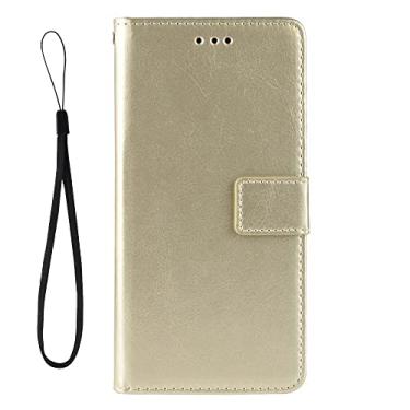 Imagem de Capa adequada para Blackview A70 2021 capa flip carteira de couro para Blackview A70 2021 capa magnética retrô carteira de telefone com compartimentos para cartão