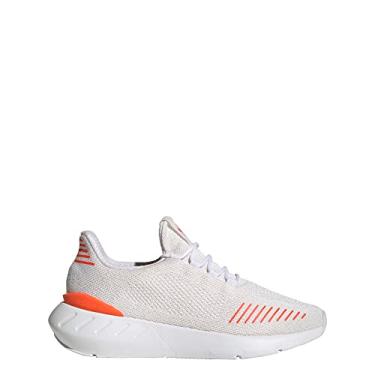 Imagem de Adidas Tênis feminino Swift Run 22, Branco/Branco/Laranja Impacto, 36