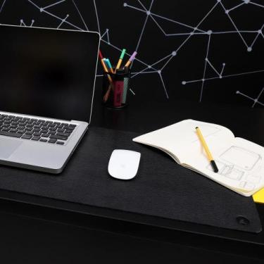 Imagem de Deskpad Floater de Couro Couro50 90x30, Preto