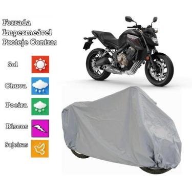 Imagem de Capa Cobrir Moto Honda Cb 650Fc 100 % Impermeável E 100% - Bezzter