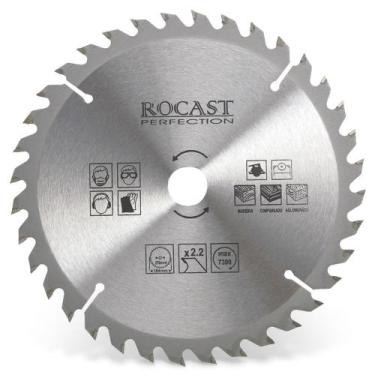 Imagem de Serra Circular Para Madeira 4.3/8'' X 40 Dentes Furo 20 - Rocast