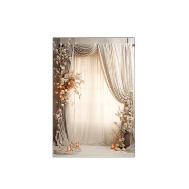 Imagem de Fundo Fotográfico 1,50 x 2,20 - Dia das Mães Cortina e Flores 119 - Vi