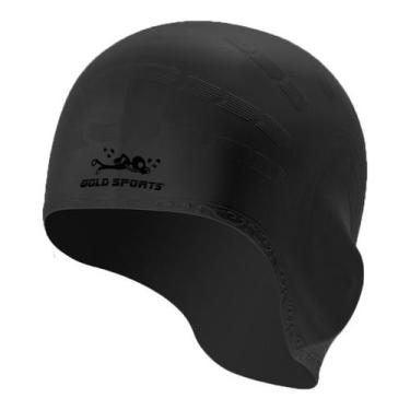 Imagem de Touca De Natação Gold Sports Ergononico Ultra Confort De Silicone - Co