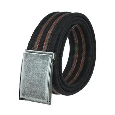 Imagem de Cinto Masculino De Lona Tático Militar Fivela Aço - RCM - NEW STEP, Pr