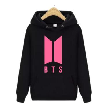 Imagem de Blusa de Moletom Canguru BTS I - Wess Store, Rosa, M
