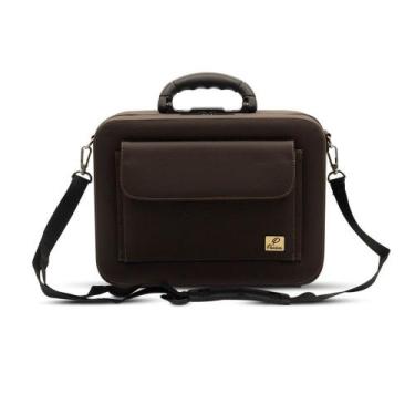 Imagem de Maleta Médica Profissional Marrom com Alça e Divisória C136 Panton