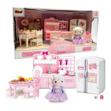 Imagem de Coleção Casinha Feliz Cozinha Completa Brinquedo Zoop Toys, Colorido