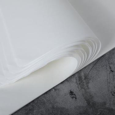 Imagem de Skyygemm 50 folhas de papel de arroz para caligrafia chinesa para artesanato 26 x 35 cm papel chinês japonês desenho caligrafia prática esboço pintura folha sem grades materiais de arte