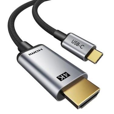 Imagem de Cabo USB-C HDMI 4K 30Hz 1,8 Metro Thunderbolt 3 HDMI 4K (J020) - HDMat