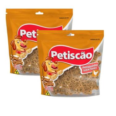 Imagem de Kit 2 Petisquinho de Frango Pesticão 60g - Petiscão