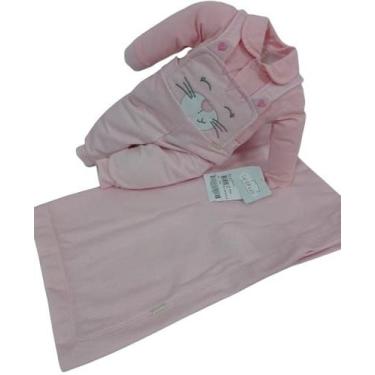 Imagem de Saída Maternidade Bebê Menina Bordado Le Bhua Paraiso 13379 - Le Bhua 