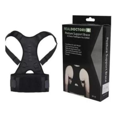 Imagem de Cinta Corretor Postural C/ Imãs Magneticos Real Doctor - oem, L