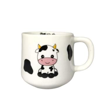 Imagem de Caneca Xicara Vaca Vaquinha Dentro da xicara Porcelana - Decore 
