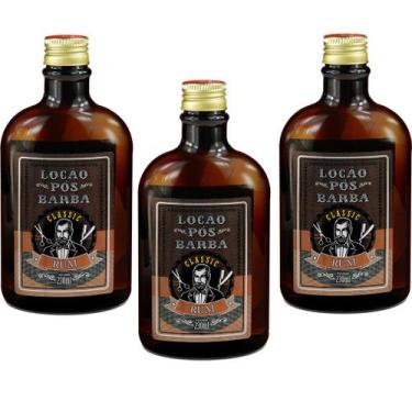 Imagem de Loção Pós Barba Rum Classic Silver Line Kit 3 unidades 230 ml