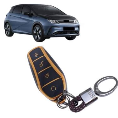 Imagem de Capa Com chaveiro Proteção Chave 4 Bt Byd Song Seal Dolphin MIni Bolt 