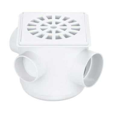 Imagem de Caixa Sifonada Herc  100x100x50mm Saída DN 50 mm Entrada DN 40 mm  Qua