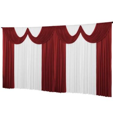 Imagem de Cortina Para Igreja 6 Metros Tecido Poliéster Premium Decora - Dennis 