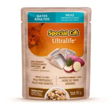 Imagem de Alimento Úmido Special Cat Gatos Adultos Peixe ao Molho 85g