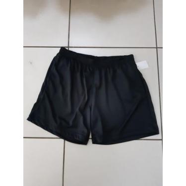 Imagem de Bermuda Masculina com Bolso Tecido Dry Fit - Ases, P, Preto