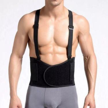 Imagem de Cinta Compressao Abdominal C Ajuste Corretor Postural Coluna - mmmagaz