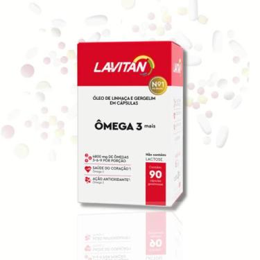 Imagem de Lavitan Omega 3 mais Vitaminas 90 capsulas multivitaminicos