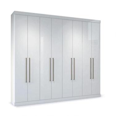 Imagem de Guarda-Roupas 8 Portas Havana Vip 8.4 Santos Andirá Branco