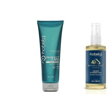 Imagem de Kit Hobety Máscara Perfect Care + Finalizador Fios de ouro 
