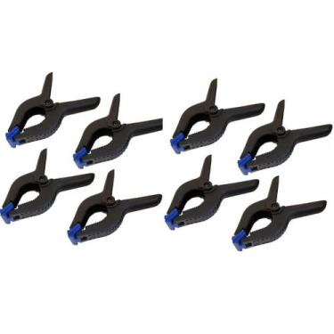 Imagem de Kit 8 Grampos Sargento para Madeira Marceneiro Aperto Rápido 4 Pol Ref