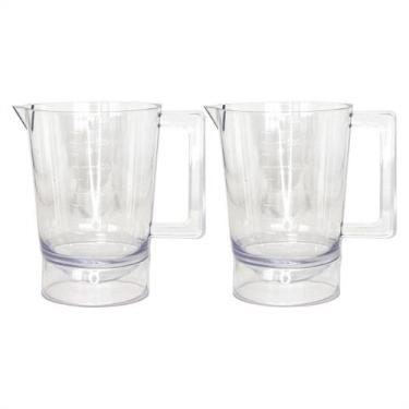 Imagem de Jarra Medidora Acrílica Alça Culinária Cozinha 600ml - LSC Toys
