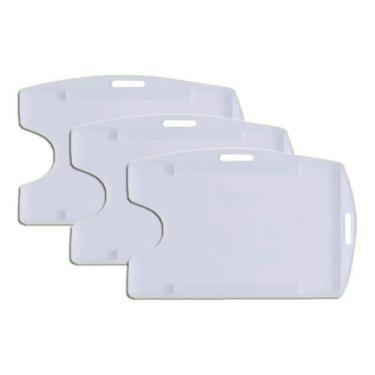 Imagem de Protetor Para Crachá Rígido M3 Transparente Kit 3 - Redomma, Medem