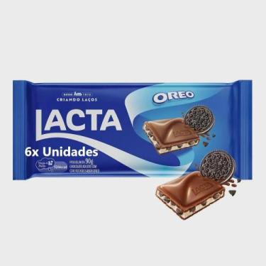 Imagem de Pack Com 6x Chocolate Lacta Oreo Tablete 90g - Lacta