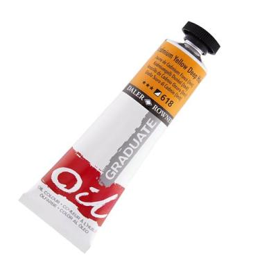 Imagem de Tinta oleo graduate 38ml daler & rowney escolha a cor, 618 - CADMIUM Y