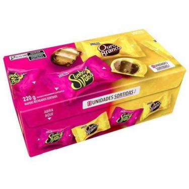 Imagem de Bombom Lacta Sortidos Sonho de Valsa Ouro Branco - 220g 11 Unidades