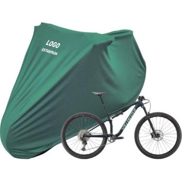 Imagem de Capa Bike Com Logo Specialized Epic Evo Mtb Tecido Macio - Mz, Verde
