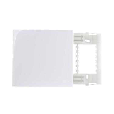 Imagem de 4 Placas Cegas Com Suporte Branca 4x4 Margirius 16022 