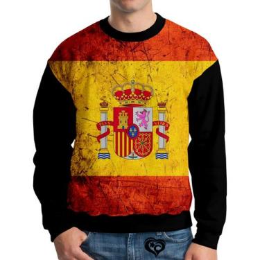 Imagem de Moletom Espanha Adulto Barcelona Madrid UNISSEX blusa casaco - Alemark