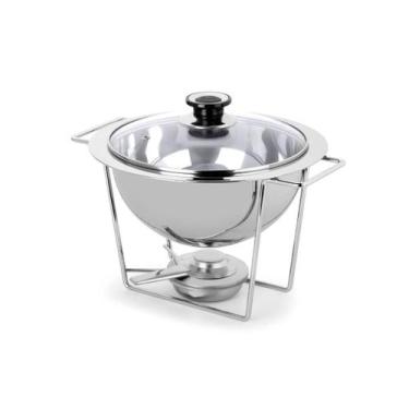 Imagem de Rechaud meu buffet 3 l 4 peças forma inox 801803-e
