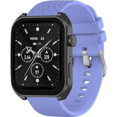 Imagem de Pulseiras de silicone masculinas Wemen de montagem e liberação rápida, confortável, leve e macia de 22 mm (roxa)