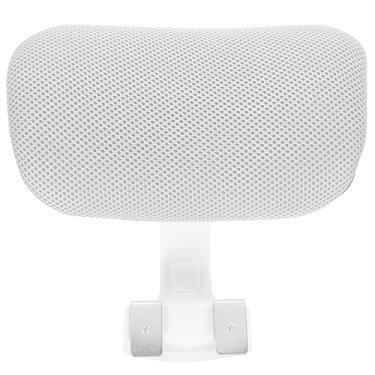 Imagem de Tofficu Encosto de cabeça ajustável com clipe para cadeira de escritório, realçador de altura de pescoço, suporte ergonômico, branco, 7 x 23 x 7 cm, acessório de cadeira de mesa confortável